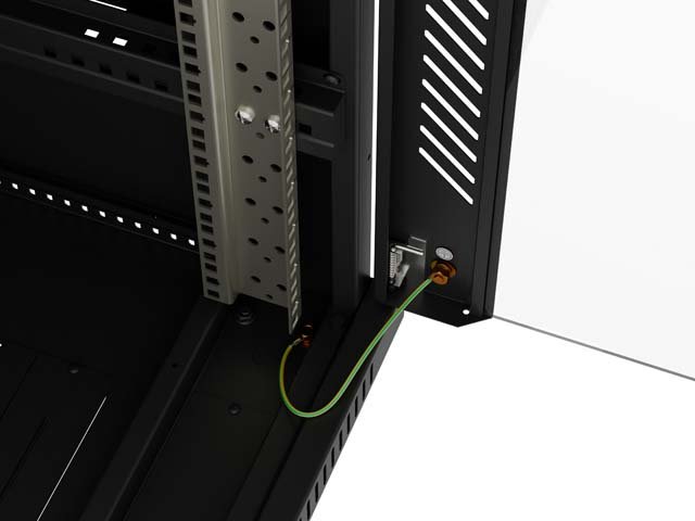 LANBERG INSTALAČNÍ RACK 19" 15U 600X600 ČERNÉ SKLENĚNÉ DVEŘE (PLOCHÉ BALENÍ) - obrázek č. 3