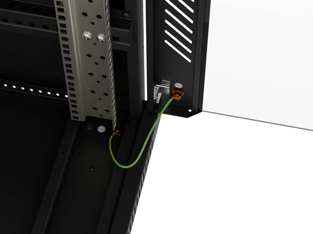 LANBERG INSTALAČNÍ RACK 19" 15U 600X800 ČERNÉ SKLENĚNÉ DVEŘE (PLOCHÉ BALENÍ) - obrázek č. 12