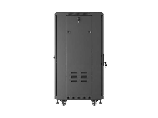 LANBERG INSTALAČNÍ SKŘÍŇOVÝ ROZVADĚČ 19" 22U 600X600 ČERNÉ SKLENĚNÉ DVEŘE (PLOCHÉ BALENÍ) - obrázek č. 5