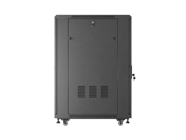 LANBERG INSTALAČNÍ SKŘÍŇOVÝ ROZVADĚČ 19" 22U 600X800 ČERNÉ SKLENĚNÉ DVEŘE (PLOCHÉ BALENÍ) - obrázek č. 5