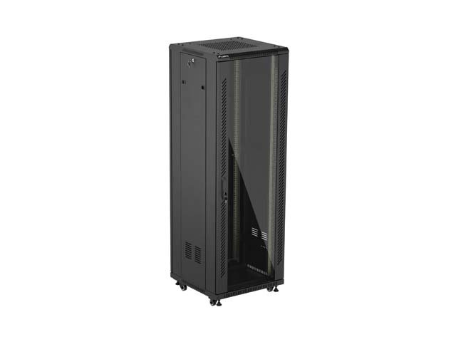 LANBERG 19" VOLNĚ STOJÍCÍ RACKOVÁ SKŘÍŇ 37U / 600X600 (FLAT PACK) S PROSKLENÝMI DVEŘMI ČERNÁ - obrázek č. 5
