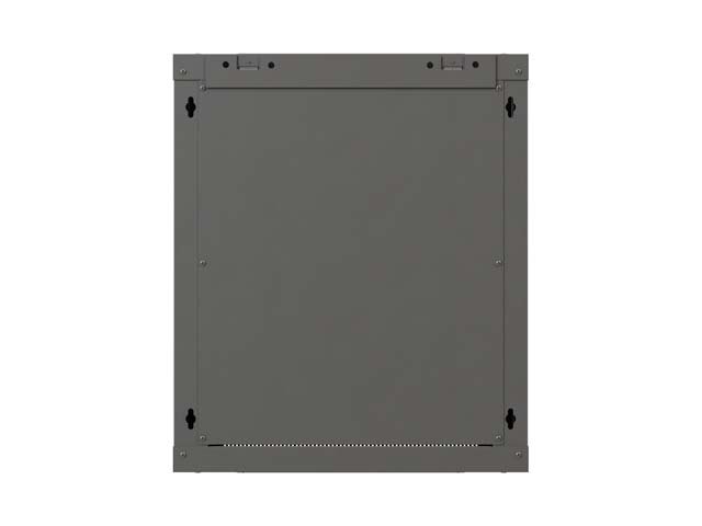 LANBERG 19" RACKOVÁ SKŘÍŇ PRO MONTÁŽ NA STĚNU 12U / 540X350 (PLOCHÉ BALENÍ) S PROSKLENÝMI DVEŘMI ČERNÁ - obrázek č. 9