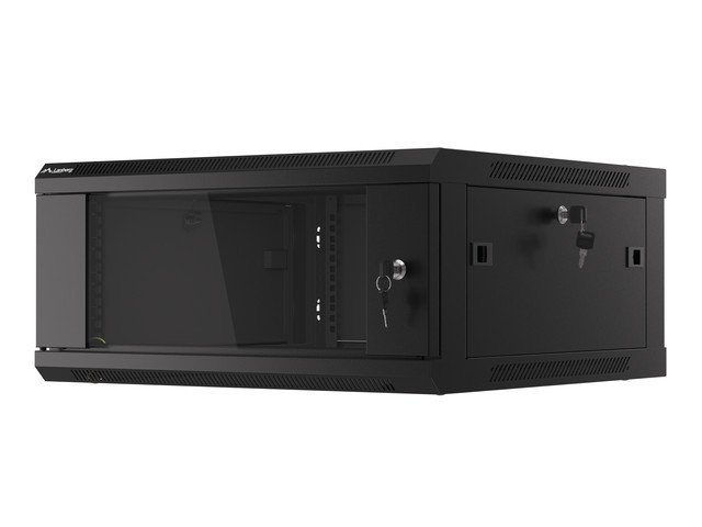 LANBERG RACKOVÁ SKŘÍŇ 19" PRO MONTÁŽ NA STĚNU 4U / 600X600 (FLAT PACK) V2 ČERNÁ - obrázek č. 10