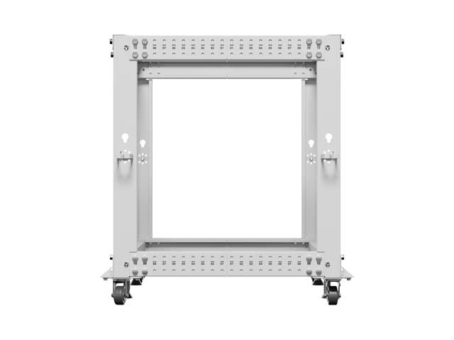 LANBERG OTEVŘENÝ RACK 19" 9U 600X600-1100 NASTAVITELNÝ ŠEDÝ - obrázek č. 3