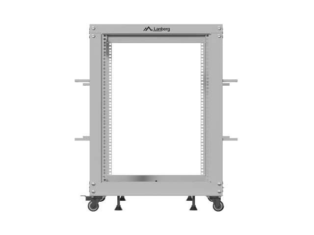LANBERG OTEVŘENÝ RACK 19" 15U 600X600-1100 NASTAVITELNÝ ŠEDÝ - obrázek č. 2
