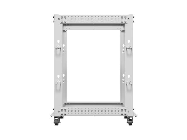 LANBERG OTEVŘENÝ RACK 19" 15U 600X600-1100 NASTAVITELNÝ ŠEDÝ - obrázek č. 3