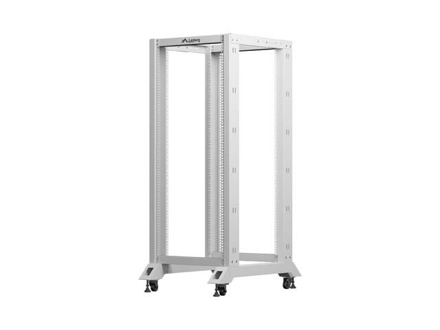 LANBERG OTEVŘENÝ RACK 19" 27U 600X800 ŠEDÝ - obrázek produktu