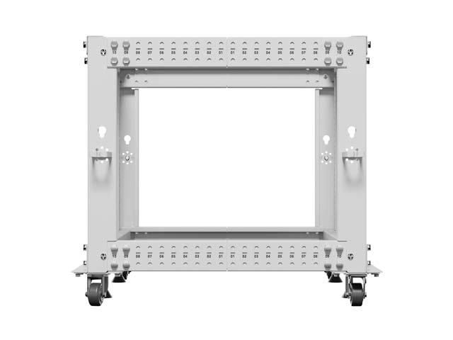 LANBERG OTEVŘENÝ RACK 19" 9U 600X600-1100 NASTAVITELNÝ ŠEDÝ - obrázek č. 6
