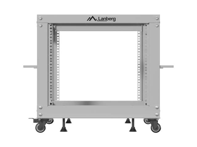 LANBERG OTEVŘENÝ RACK 19" 9U 600X600-1100 NASTAVITELNÝ ŠEDÝ - obrázek č. 4