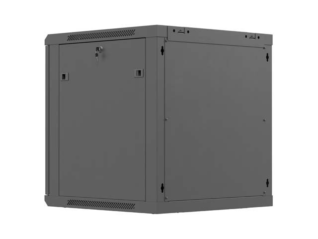 LANBERG NÁSTĚNNÁ INSTALAČNÍ SKŘÍŇ 19" 12U 600X600 ČERNÉ PERFOROVANÉ DVEŘE (PLOCHÉ BALENÍ) - obrázek č. 12