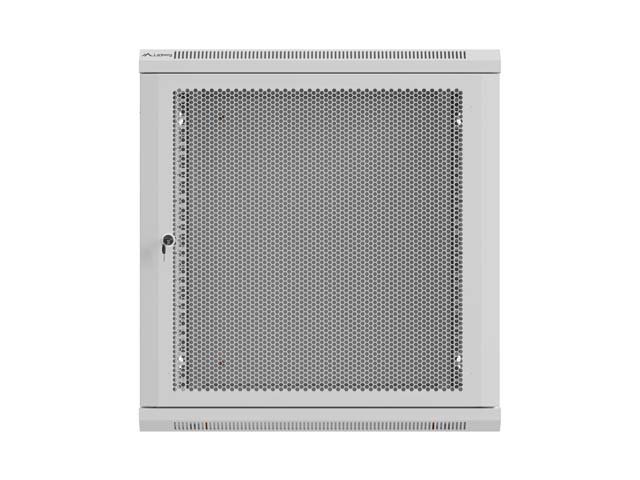 LANBERG NÁSTĚNNÁ INSTALAČNÍ SKŘÍŇ 19" 12U 600X600 ŠEDÉ PERFOROVANÉ DVEŘE (PLOCHÉ BALENÍ) - obrázek č. 4