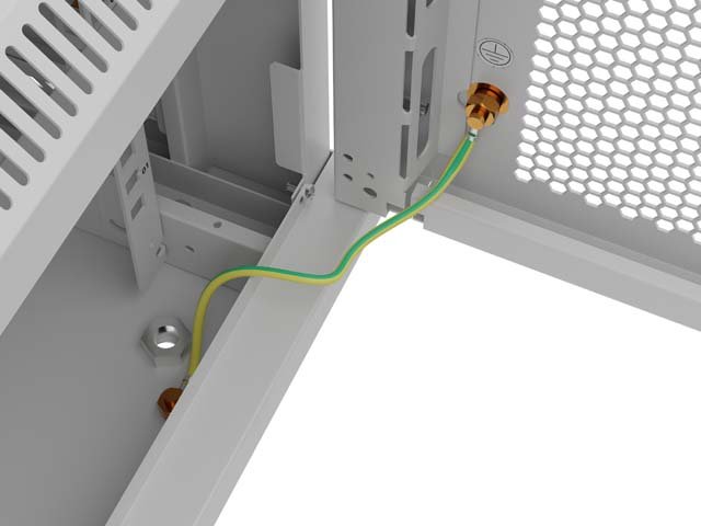 LANBERG NÁSTĚNNÁ INSTALAČNÍ SKŘÍŇ 19" 4U 600X600 ŠEDÉ PERFOROVANÉ DVEŘE (PLOCHÉ BALENÍ) - obrázek č. 13
