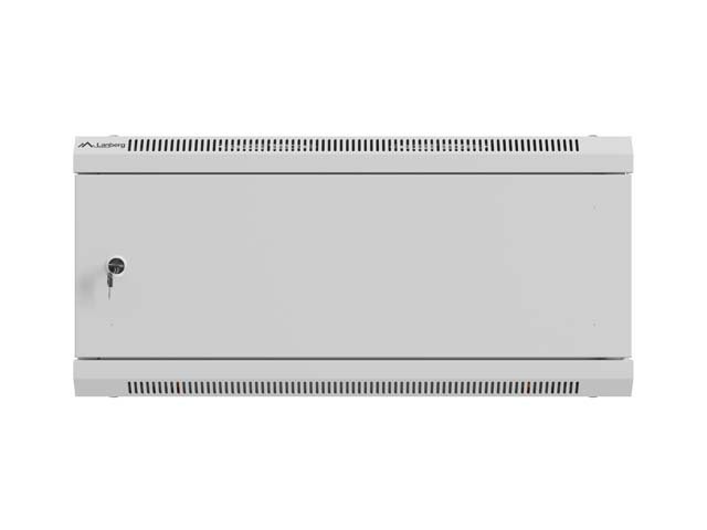 LANBERG NÁSTĚNNÁ INSTALAČNÍ SKŘÍŇ 19" 4U 600X600 ŠEDÁ KOVOVÁ DVÍŘKA (PLOCHÉ BALENÍ) - obrázek č. 4