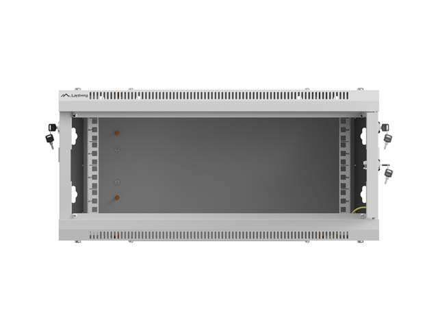 LANBERG NÁSTĚNNÁ INSTALAČNÍ SKŘÍŇ 19" 4U 600X600 ŠEDÁ KOVOVÁ DVÍŘKA (PLOCHÉ BALENÍ) - obrázek č. 2