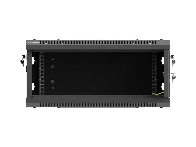 LANBERG NÁSTĚNNÁ INSTALAČNÍ SKŘÍŇ 19" 4U 600X600 ČERNÉ PERFOROVANÉ DVEŘE (PLOCHÉ BALENÍ) - obrázek č. 4