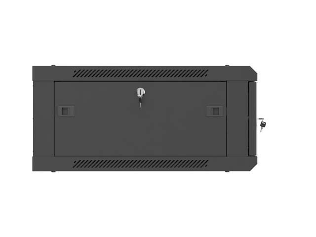 LANBERG NÁSTĚNNÁ INSTALAČNÍ SKŘÍŇ 19" 4U 600X600 ČERNÉ PERFOROVANÉ DVEŘE (PLOCHÉ BALENÍ) - obrázek č. 7