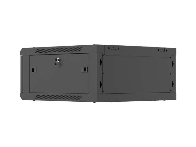 LANBERG NÁSTĚNNÁ INSTALAČNÍ SKŘÍŇ 19" 4U 600X600 ČERNÉ PERFOROVANÉ DVEŘE (PLOCHÉ BALENÍ) - obrázek č. 11