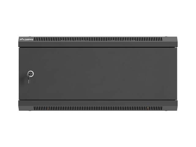 LANBERG NÁSTĚNNÁ INSTALAČNÍ SKŘÍŇ 19" 4U 600X600 ČERNÉ KOVOVÉ DVEŘE (PLOCHÉ BALENÍ) - obrázek č. 5
