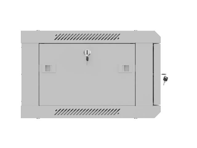 LANBERG NÁSTĚNNÁ INSTALAČNÍ SKŘÍŇ 19" 4U 600X450 ŠEDÁ KOVOVÁ DVÍŘKA (PLOCHÉ BALENÍ) - obrázek č. 8