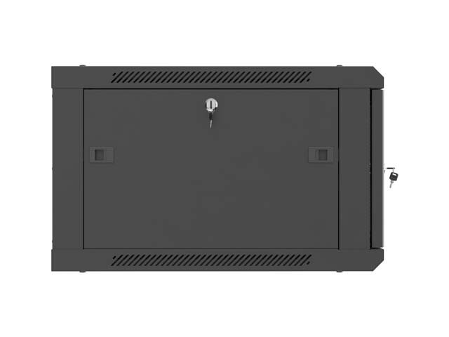 LANBERG NÁSTĚNNÁ INSTALAČNÍ SKŘÍŇ 19" 6U 600X600 ČERNÉ PERFOROVANÉ DVEŘE (PLOCHÉ BALENÍ) - obrázek č. 7