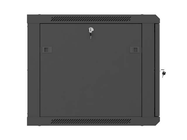 LANBERG NÁSTĚNNÁ INSTALAČNÍ SKŘÍŇ 19" 9U 600X600 ČERNÉ PERFOROVANÉ DVEŘE (PLOCHÉ BALENÍ) - obrázek č. 7