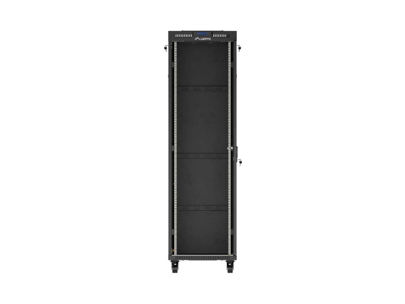 LANBERG 19" VOLNĚ STOJÍCÍ RACKOVÁ SKŘÍŇ 42U / 600X800 (FLAT PACK) S PROSKLENÝMI DVEŘMI LCD ČERNÁ - obrázek č. 4