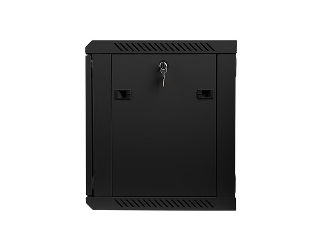 Nástěnný rack 19" 9U 600X450mm černý flat pack - obrázek č. 2
