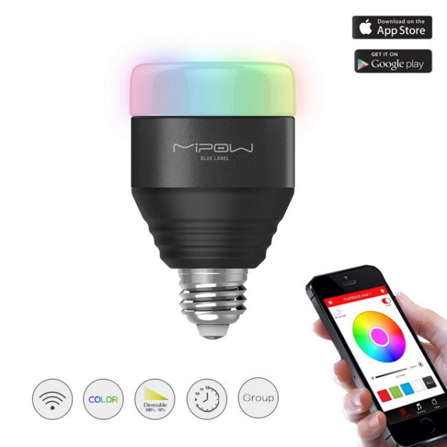 MiPow Playbulb™ Smart chytrá LED BT žárovka -černá - obrázek č. 1