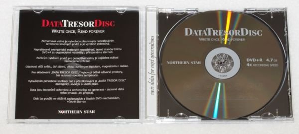 Média DVD+R DTD 160let životnost 4,7GB 4x, 1ks jb - obrázek produktu