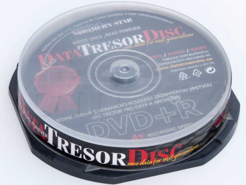 Média DVD+R DTD 160let životnost 4,7GB 4x, 50ks cb - obrázek produktu