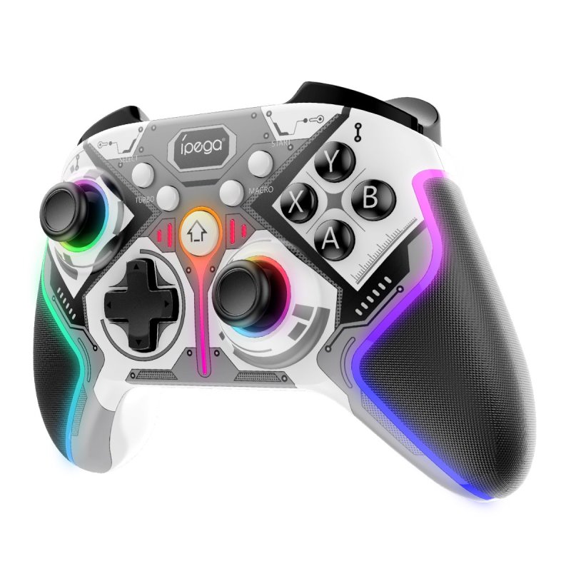 iPega 9666HH Bluetooth RGB Gamepad pro Android / iOS / PS3 / PS4 / PC / N-Switch Gray - obrázek č. 2