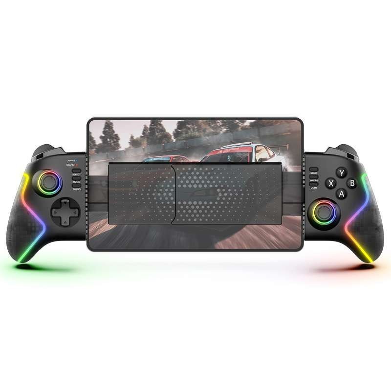 iPega 9122 Wireless Stretching RGB Gamepad pro Android / iOS / PS3 / PS4 / PC Black - obrázek č. 2