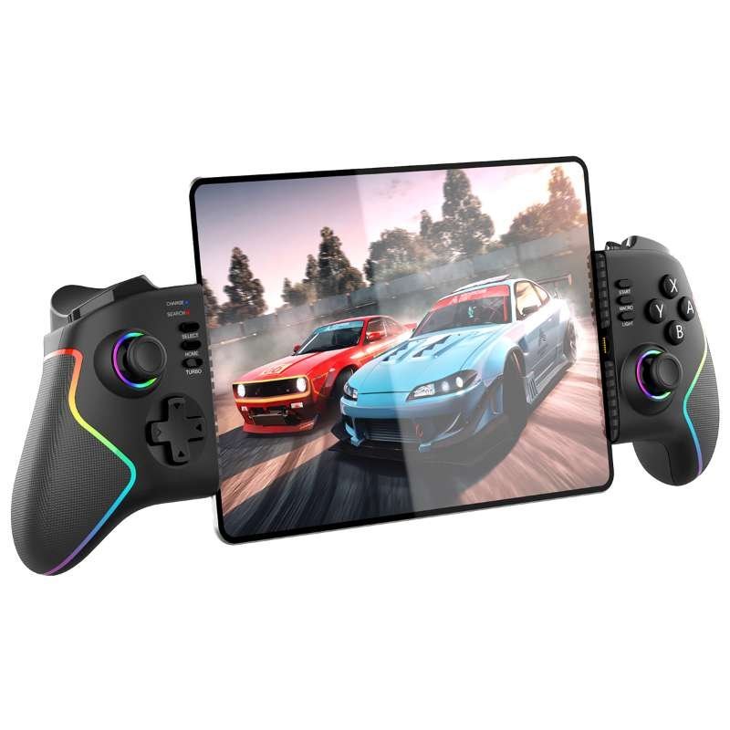 iPega 9122 Wireless Stretching RGB Gamepad pro Android / iOS / PS3 / PS4 / PC Black - obrázek č. 4