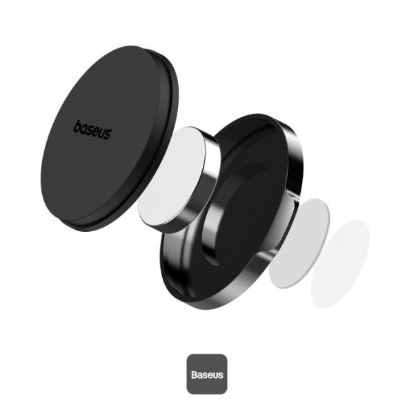Baseus Small Ears Series Flat Magnetický Držák do Auta Cluster Black - obrázek č. 2