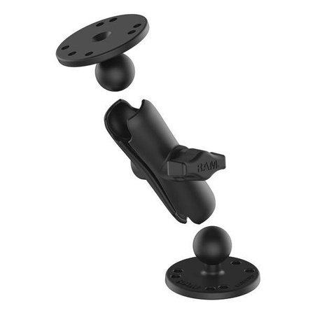 RAM sestava - střední rameno se dvěmi kulatými základnami 2,5" a kulovým kloubem 1" - obrázek č. 1