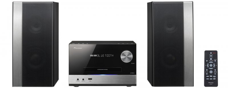 Pioneer X-PM12 výkonný systém s CD, USB, BT černostříbrný - obrázek produktu