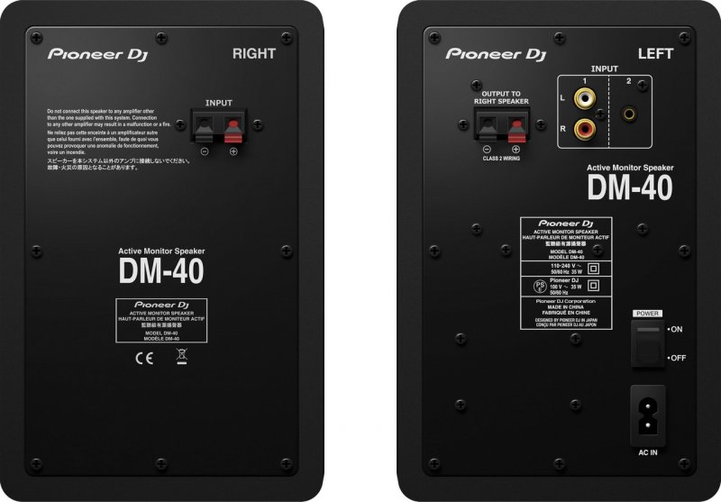 Pioneer DJ DM-40 2.pás. reproduktory černé - obrázek produktu