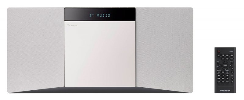 Pioneer X-SMC02D slim mikro systém s CD, USB, BT, DAB bílý - obrázek produktu