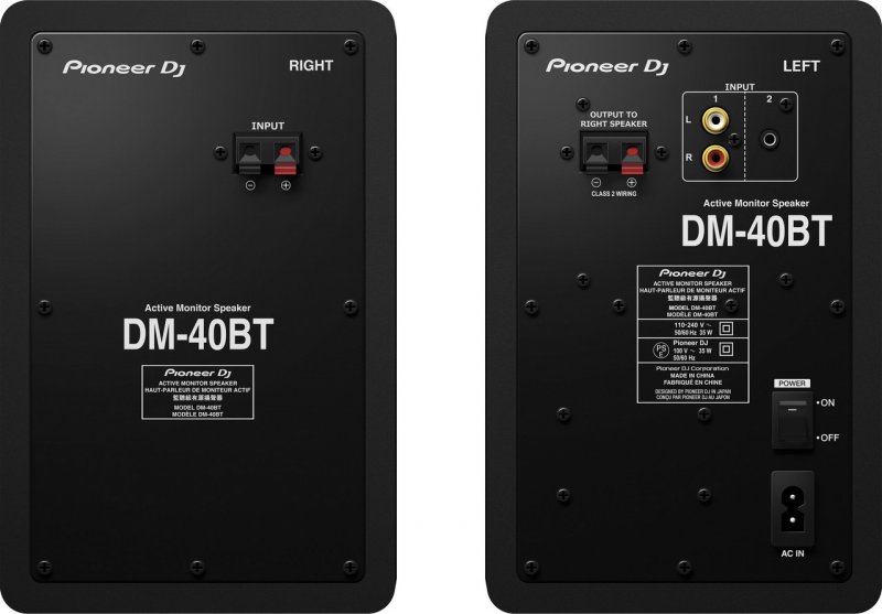 Pioneer DJ DM-40-BT 2pás repro s Bluetooth černé - obrázek produktu