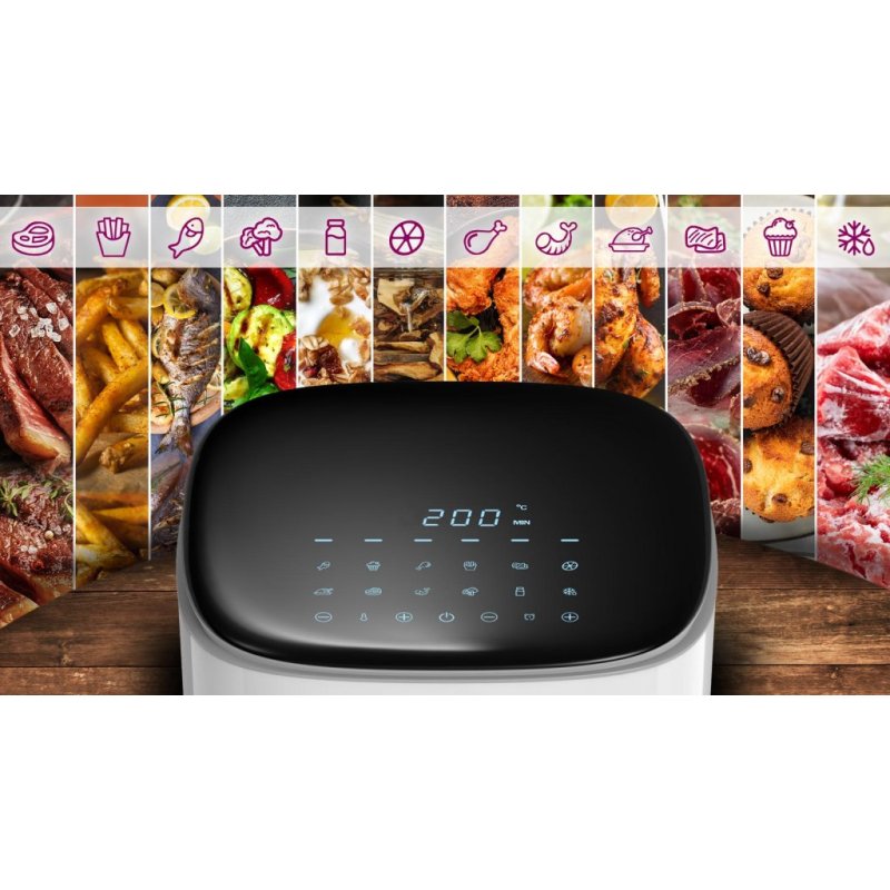 Salente AirFit, horkovzdušná fritéza 4v1, 3,5 l, bílá - obrázek č. 11