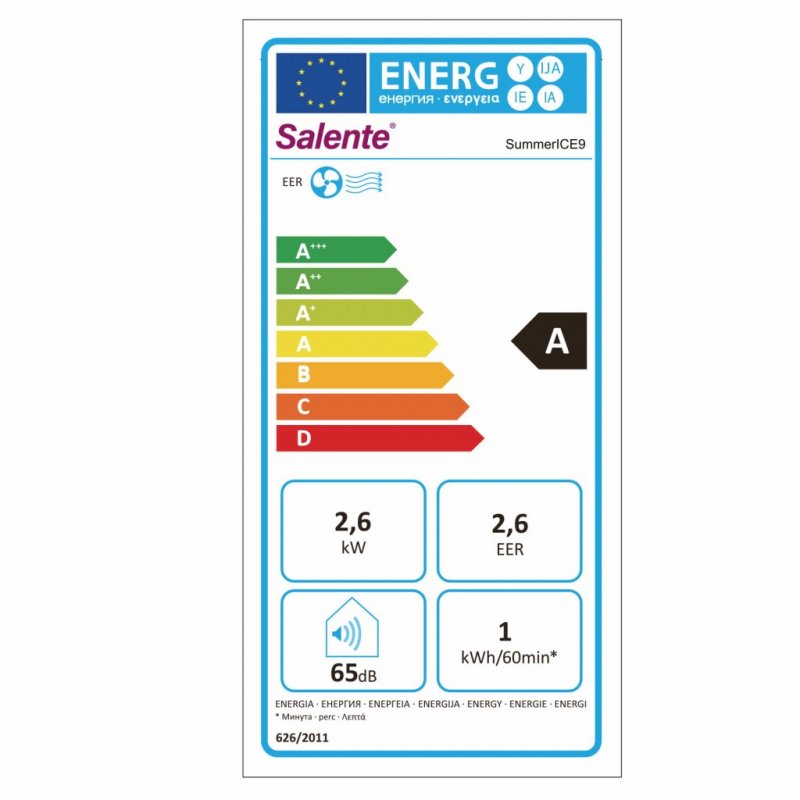 Salente SummerICE9, chytrá mobilní klimatizace, 9000 BTU, WiFi+Bluetooth, dálk. ovl. - obrázek č. 7