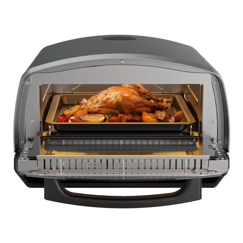 Salente Vulcano, elektrická pizza pec, 450°C - obrázek č. 6