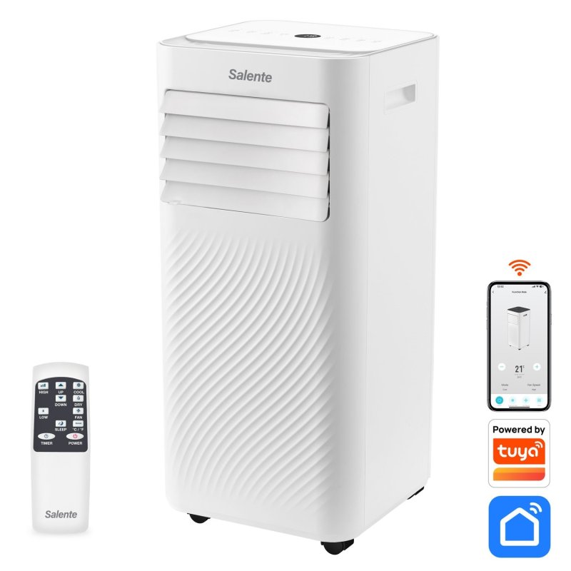 Salente SummerICE7, chytrá mobilní klimatizace, 7000 BTU, WiFi+Bluetooth, dálk. ovl. - obrázek produktu
