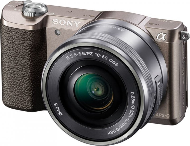 Sony A5100L, 16-50mm, 24,3Mpix, hnědý - obrázek produktu