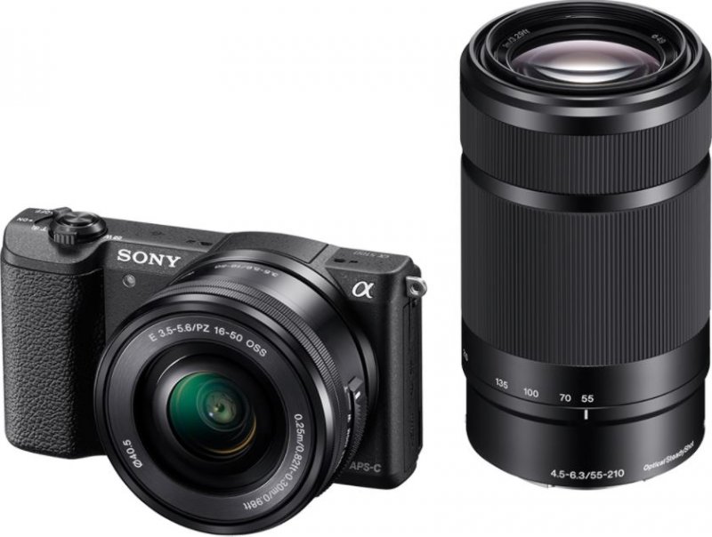 Sony A5100Y, 16-50 + 55-210mm, 24,3Mpix, černý - obrázek produktu