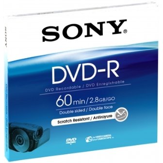 Média DVD-R DMR-60A SONY pro DVD kamery, 8cm - obrázek produktu