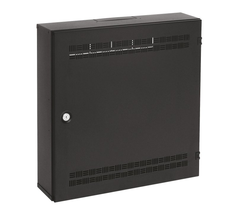 Rozvaděč SOHO LC-18 s lištami 2U, 4U a 11U, 550x550x150mm černá RAL9005 - obrázek produktu