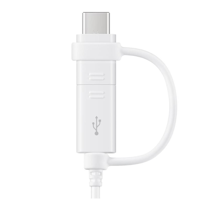 Samsung Kabel micro USB - USB typ C White - obrázek č. 2