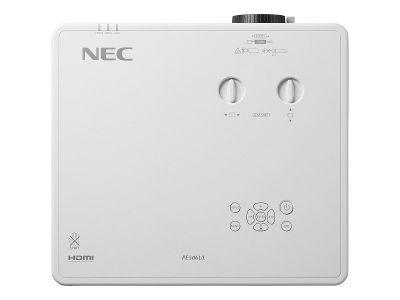 NEC / SHARP PE506UL / 3LCD / 5200lm / WUXGA / 2x HDMI / LAN - obrázek č. 4