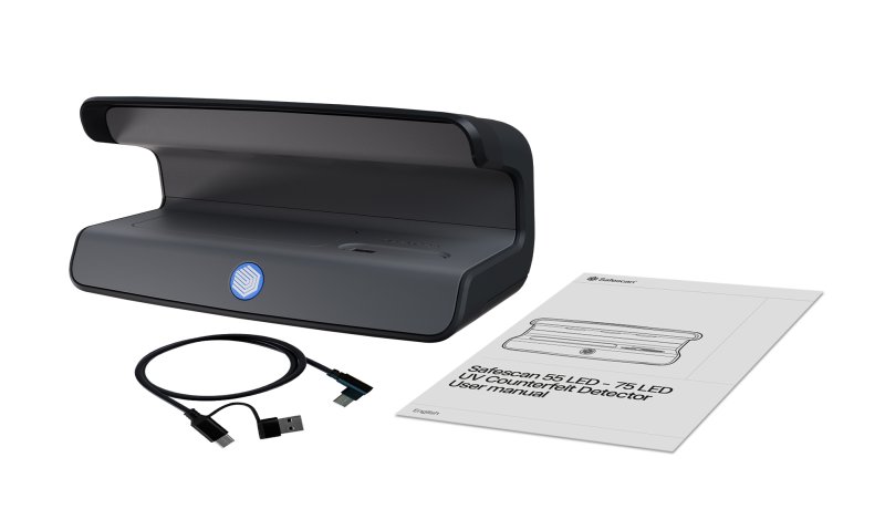 Detektor padělků SAFESCAN 55, černý - obrázek č. 7